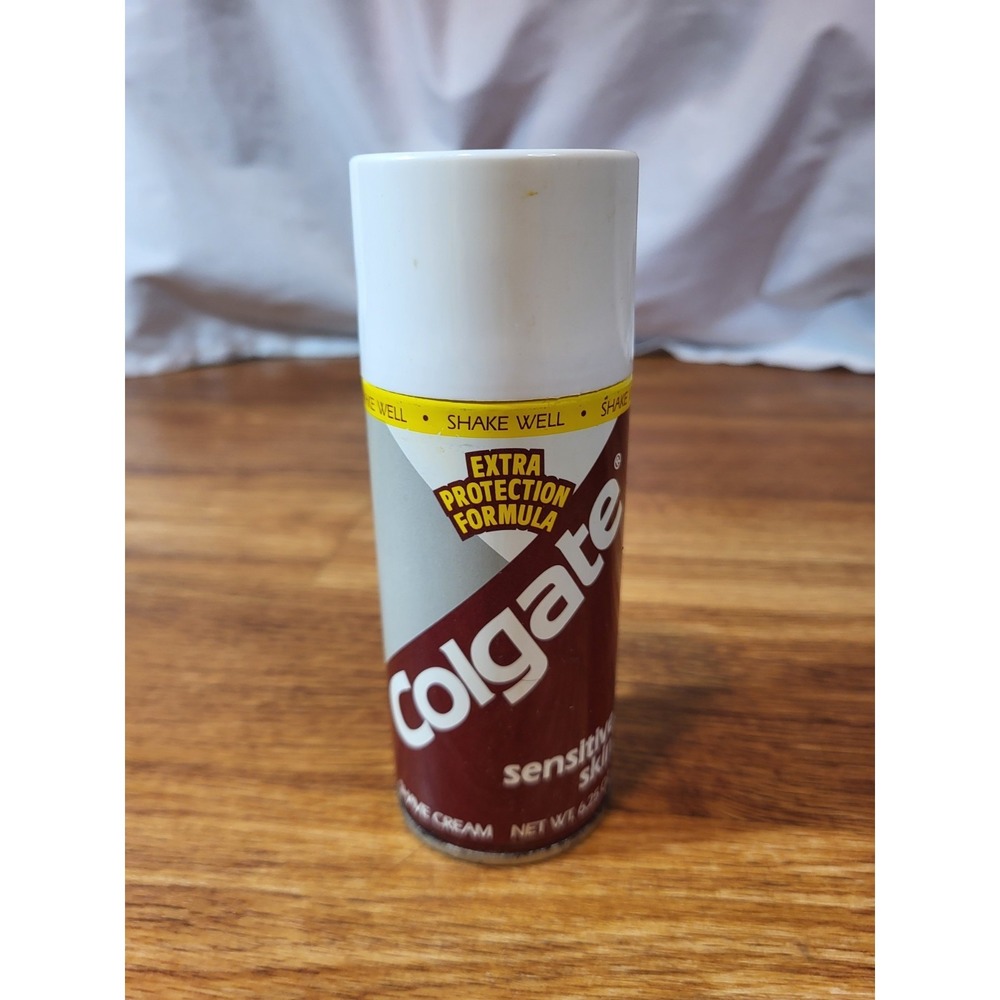 Vintage Colgate Sensitive Skin Shave Cream 6.25 Oz